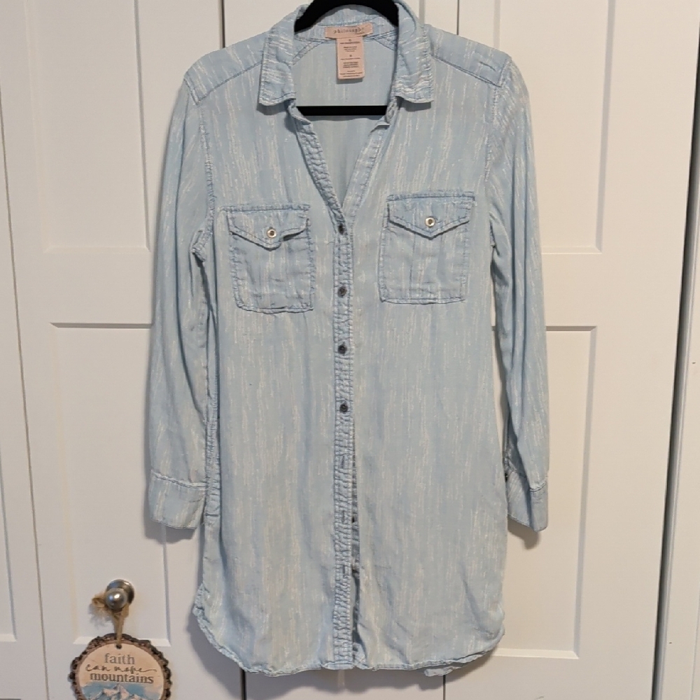 Philosophy Sky Blue Shirt